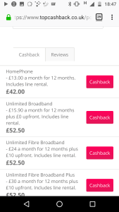 Cashback offered for buying Post Office broadband