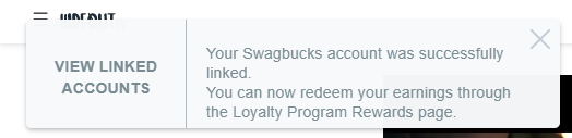 Linked Swagbucks with Hideout.tv