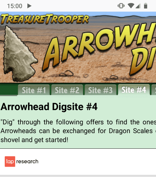 Dig Site #4 - Tap Research Dig Site #4 - Tap Research