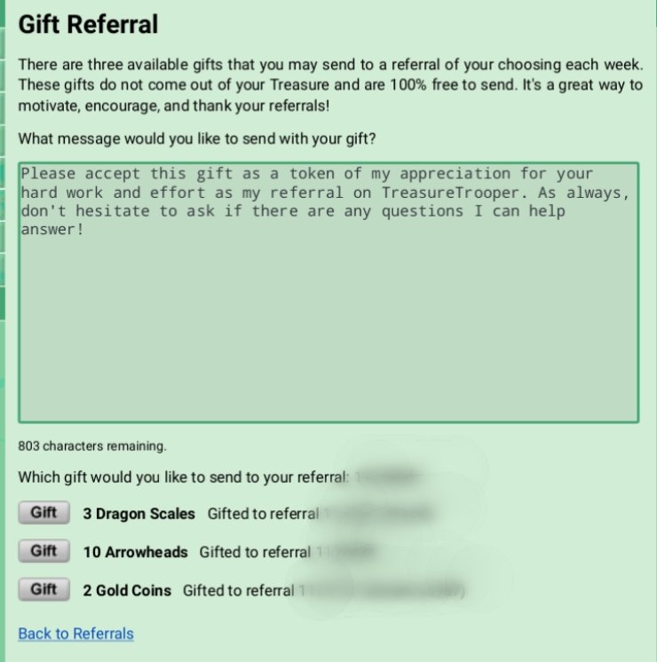 Gift free prizes each week!