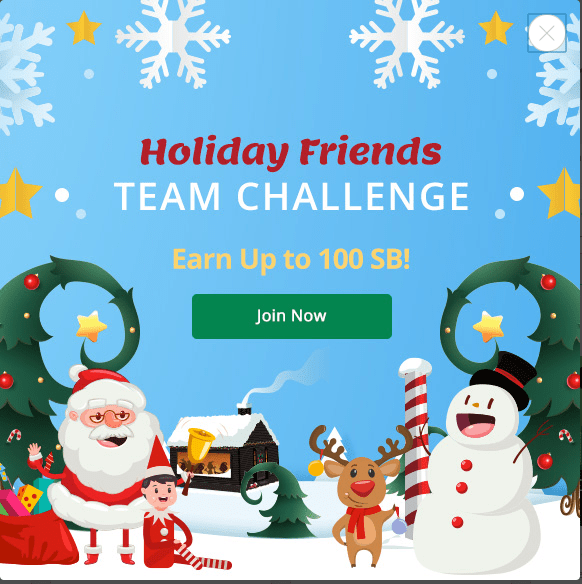Holiday Friends Team Challenge
