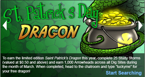 St Patricks Day Dragon 2020