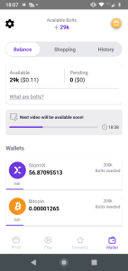 Available Crytocurrencies image